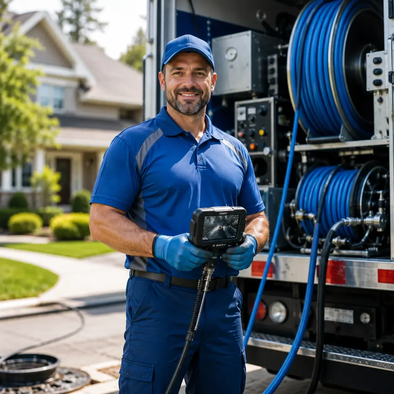 Local outdoor drain cleaning specialists in La Blanca, TX
